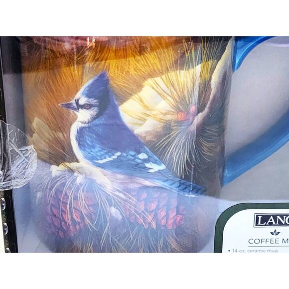 MUG/CUP-LANG-"December Blue Jay"-In Original Box-Colorful Print on Cup-14 oz - Picture 7 of 7